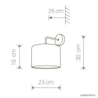 Бра Nowodvorski Alice I 9084 (Gold)