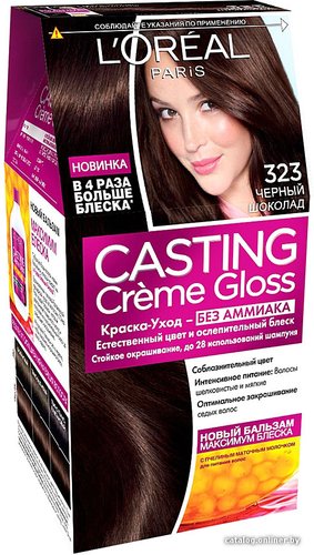Крем-краска для волос L'Oreal Casting Creme Gloss 323 терпкий мокко