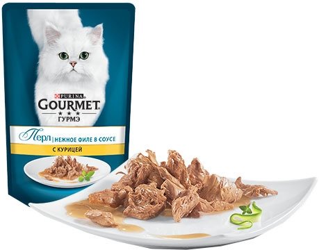 

Пресервы Gourmet Нежное филе в соусе с курицей 85 г