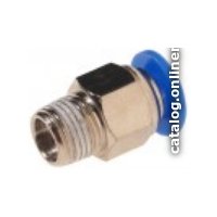 Фитинг RockForce Фитинг для пласт. трубок 6 мм с нар. резьбой 1/8 RF-SPC06-01