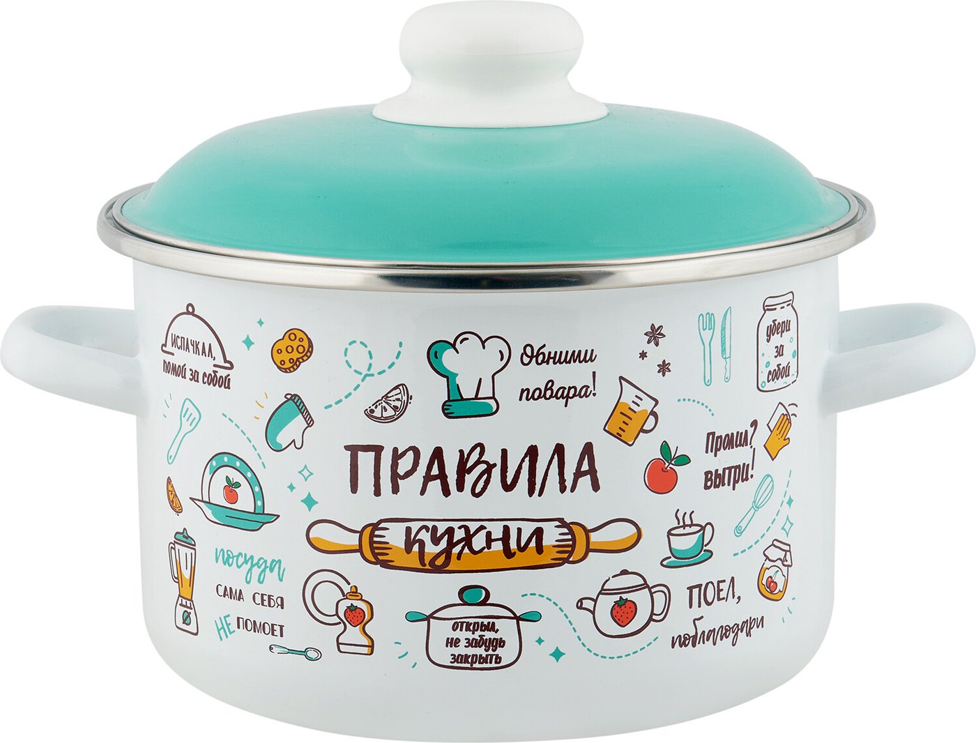 

Кастрюля Appetite Правила кухни 6RD201M