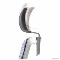 Офисное кресло Bestuhl S30 White Pl с подголовником и рег. подлокотником (черная сетка/серая ткань) в Витебске