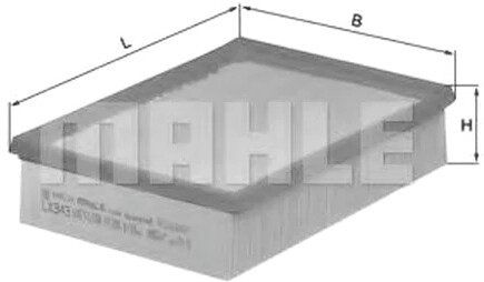 

Воздушный фильтр Knecht/Mahle LX343