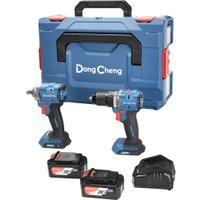 DongCheng DCKIT28 Type EK (шуруповерт, гайковерт, 2 АКБ, кейс)