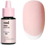 E.MiLac Fiber Base Gel Natural Pink №3 (30 мл)