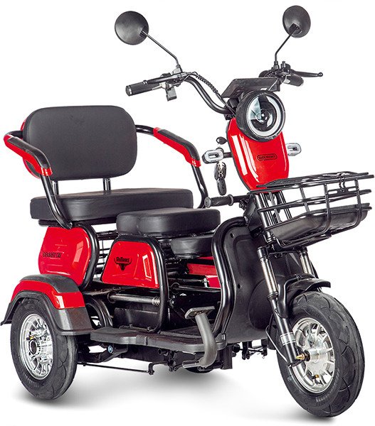 Электроскутер Gelbert Caf 48V/60V 600W (красный)