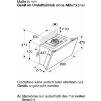 Кухонная вытяжка Bosch Serie 8 DWK91LT65