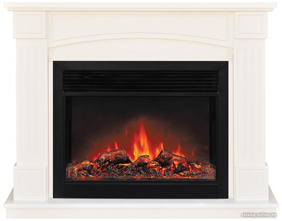 Каминокомплект Smolcom Boston MB/JUP/SYM26 + Moonblaze Deluxe-s BL LT (белая ваниль)