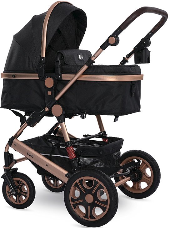 

Универсальная коляска Lorelli Lora (2 в 1, black)