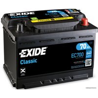 Автомобильный аккумулятор Exide Classic EC700 (70 А/ч)