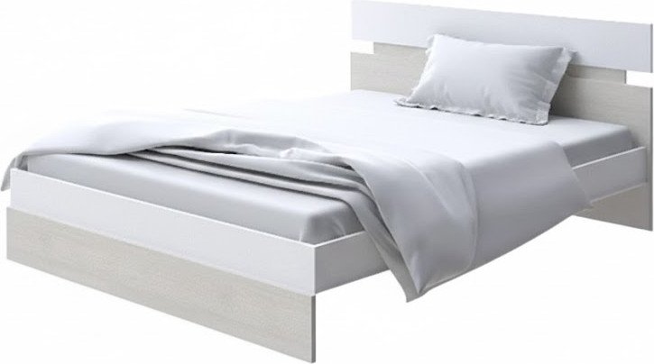 

Кровать PROxSON Milton 90x200 (белый/дуб шамони светлый 124)