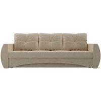 Диван Лига диванов Сатурн 28169 (микровельвет, бежевый)