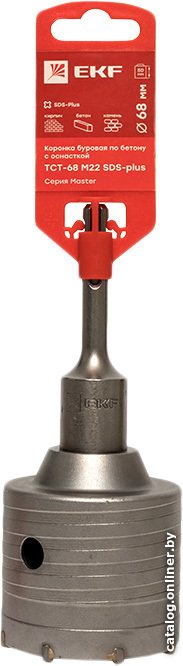 Коронка EKF Master TCT-68 М22