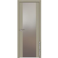 Межкомнатная дверь ProfilDoors 110U L 70x200 (шеллгрей, стекло lacobel серебряный лак)