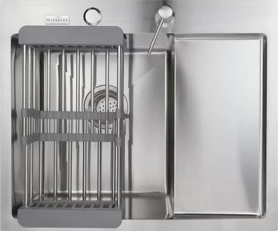 

Кухонная мойка MARRBAXX C5848L-R (стальной/нержавеющая сталь)