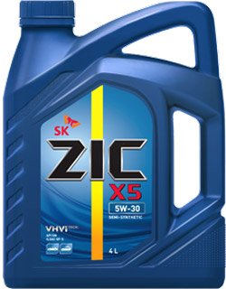 

Моторное масло ZIC X5 5W-30 4л