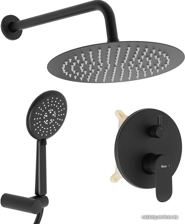 Душевая система  Rea Hyper Black matt P2002