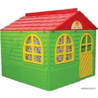 Игровой домик Doloni-Toys 02550∕3 (зеленый/красный)