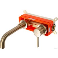 Смеситель Rea Lungo Long Matt Gold B4109