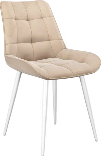 Стул DikLine 206М (B03 бежевый/ножки белые)