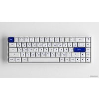 Клавиатура Akko 3068B Plus White & Blue (Akko CS Jelly Pink)