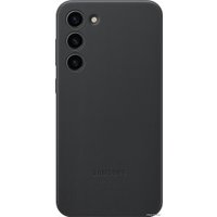 Чехол для телефона Samsung Leather Case S23+ (черный)