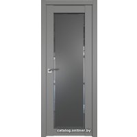 Межкомнатная дверь ProfilDoors 2.19U L 60x200 (грей, стекло square графит)