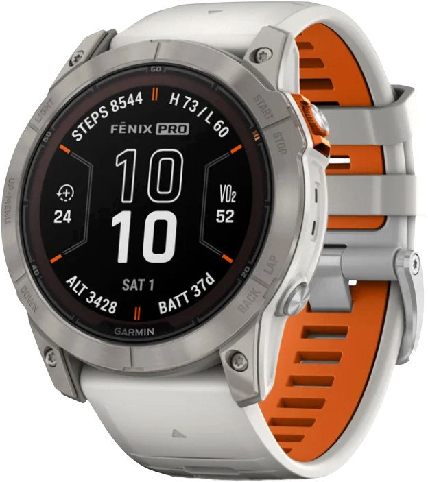 

Умные часы Garmin Fenix 7X Pro Sapphire Solar (титан/оранжевый)