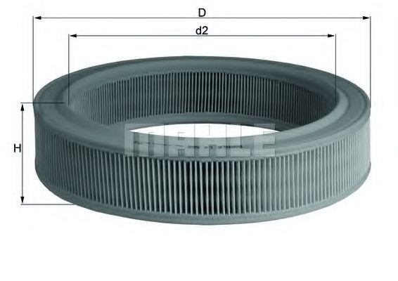 

Воздушный фильтр Mahle Knecht LX568