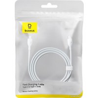 Кабель Baseus Pudding Series Fast Charging Cable 100W USB Type-C - USB Type-C (2 м, белый)