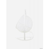 Подвесной диван M-Group Лежебока 11180109 (с белым ротангом/серая подушка)