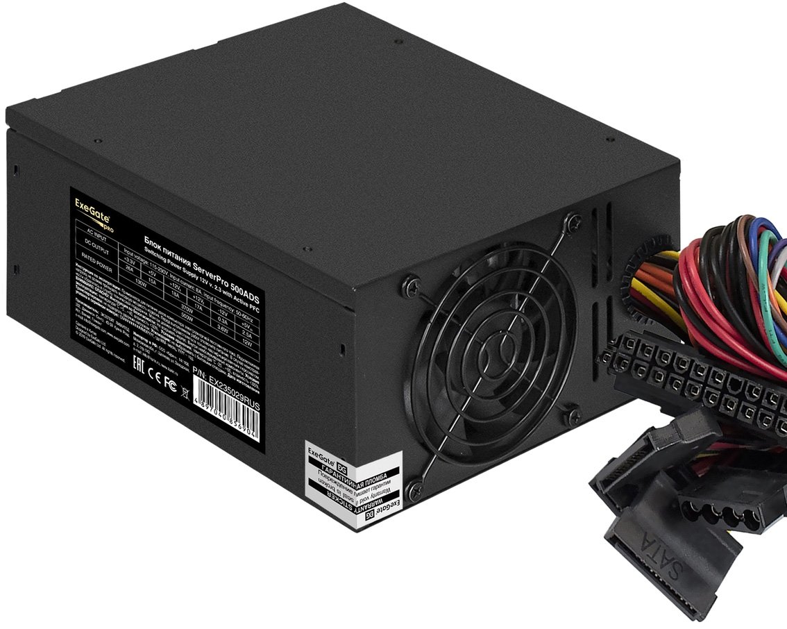 

Блок питания ExeGate ServerPRO-500ADS EX235029RUS
