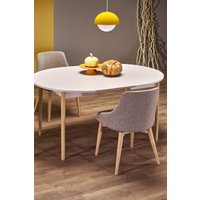Кухонный стол Halmar Pivot 102-142/102/75 (кашемир/натуральный)