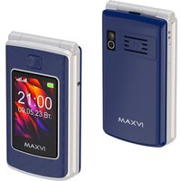 Кнопочный телефон Maxvi E28 (синий)