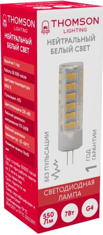 

Светодиодная лампочка Thomson Led G4 TH-B4208