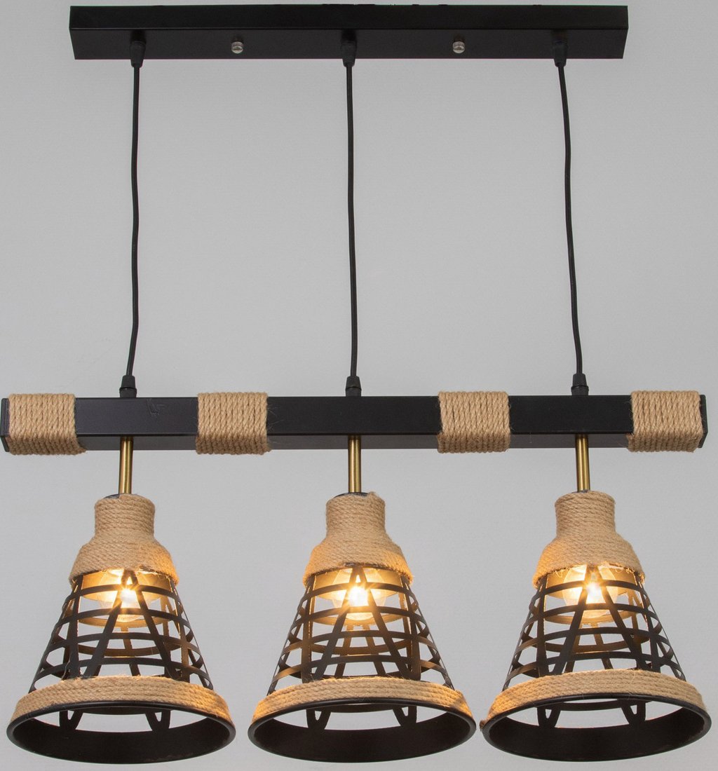 

Подвесная люстра BayerLux Фонарь 10777191 (черный)