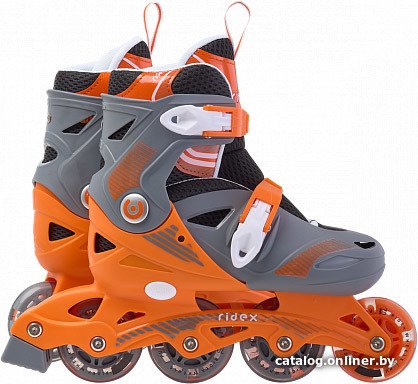 Роликовые коньки Ridex Swipe Orange S (р. 31-34, оранжевый/серый)