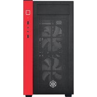 Корпус SilverStone RL08 (черный/красный)