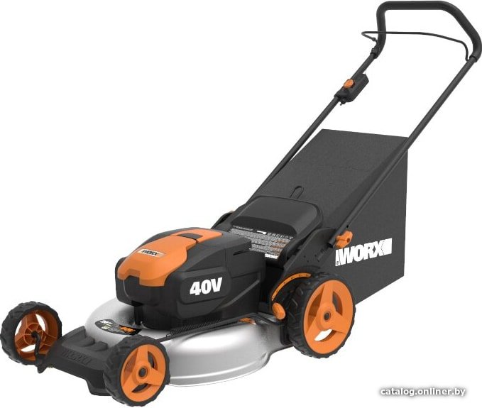Газонокосилка Worx WG751E (с 2-мя АКБ и ЗУ)