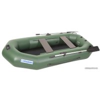 Моторно-гребная лодка Лоцман Профи 280 РС (зеленый)