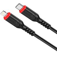 Кабель Hoco X59 USB Type-C - Lightning (3 м, черный)