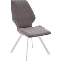 Стул Трия Матэо (белый муар/микровелюр Brendy Latte)