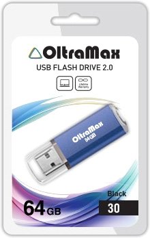 

USB Flash OltraMax 30 64GB (синий) [OM064GB30-BL]