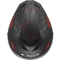 Мотошлем LS2 FF820 Rapid III Kaiju II (L, черный/красный/белый)