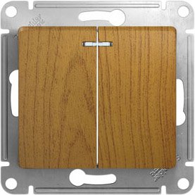 

Выключатель Schneider Electric Glossa GSL000553 (дуб)