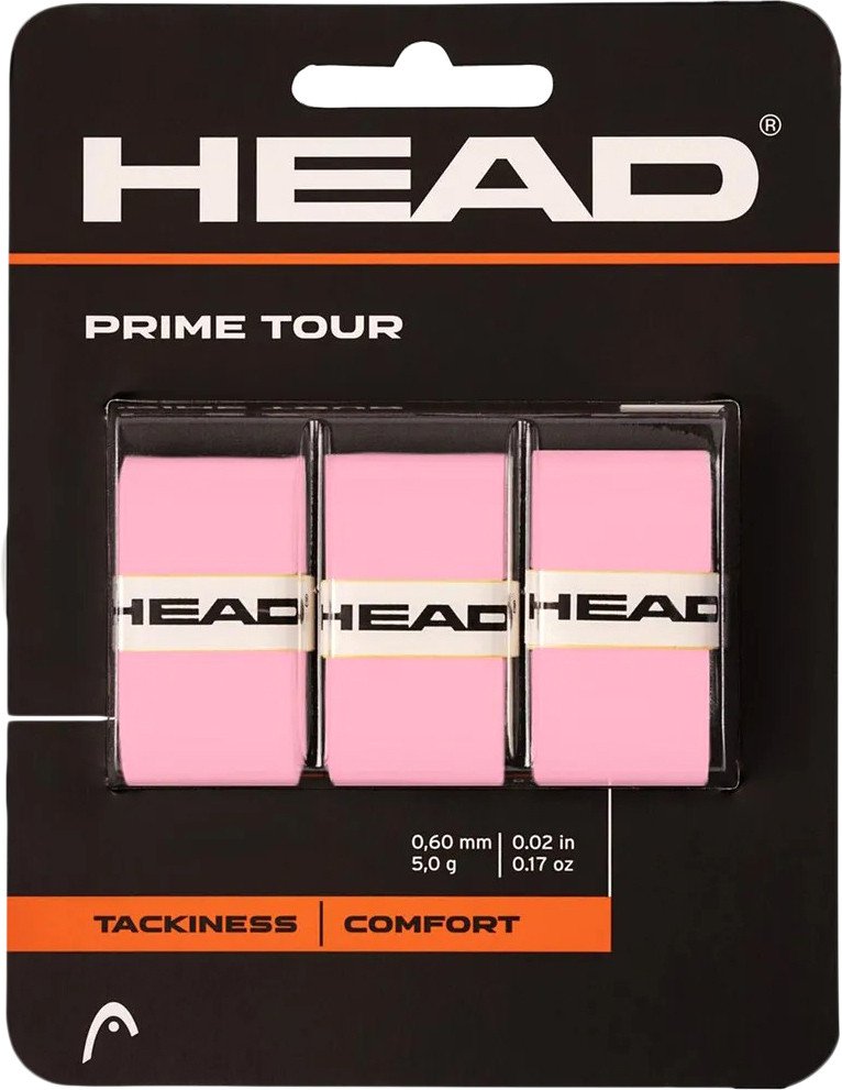 

Грип для теннисной ракетки Head Prime Tour 285621 (3 шт, розовый)