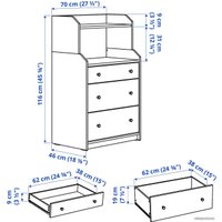 Комод Ikea Хауга 504.569.07