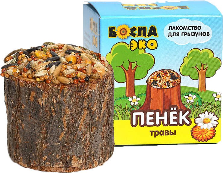 

Лакомство для грызунов Боспа Эко Пенек с травами