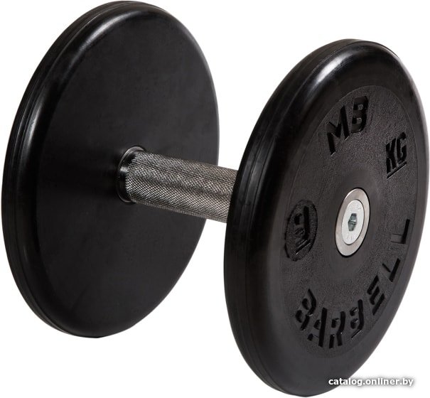Гантель MB Barbell Классик 9 кг (вращающаяся ручка)