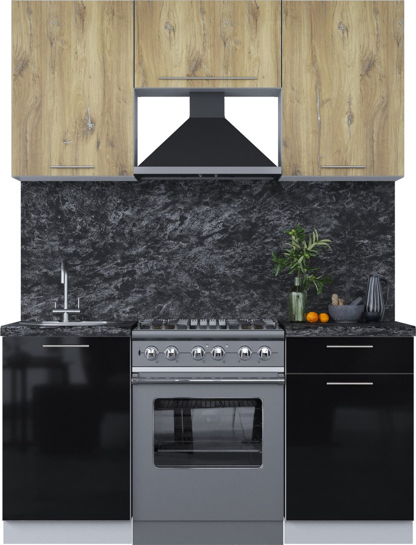 

Кухонный модуль Интерлиния Мила Пластик 1.6 А (дуб эпоксид/черный/кастилло темный)